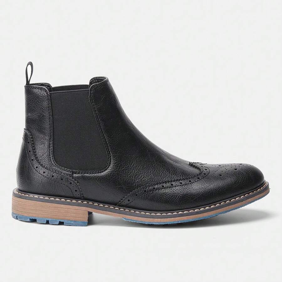 Stivale Siena Nero – Elegante con Elastico Laterale