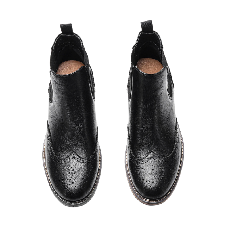 Stivale Siena Nero – Elegante con Elastico Laterale