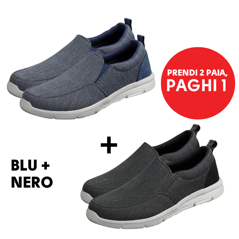 Scarpe Estive in Tela Leggere & Traspiranti - Paghi Uno, Prendi Due