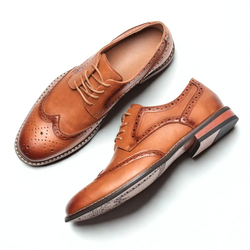 Scarpe Oxford Colore Caramello – Eleganza Classica