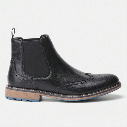 Stivale Siena Nero – Elegante con Elastico Laterale
