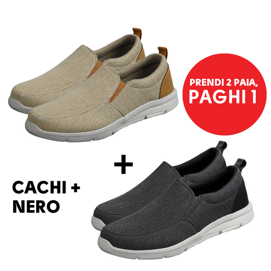 Scarpe Estive in Tela Leggere & Traspiranti - Paghi Uno, Prendi Due