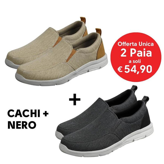Scarpe Estive in Tela Leggere & Traspiranti - Paghi Uno, Prendi Due